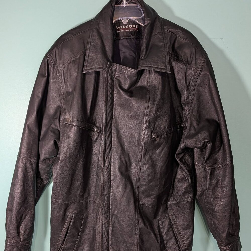 Vintage‎ Wilsons Leather Jacket Size XL
